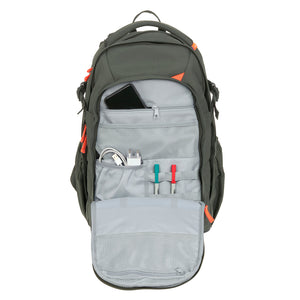 Lassig School Backpack - Origin Bold, Dark Olive