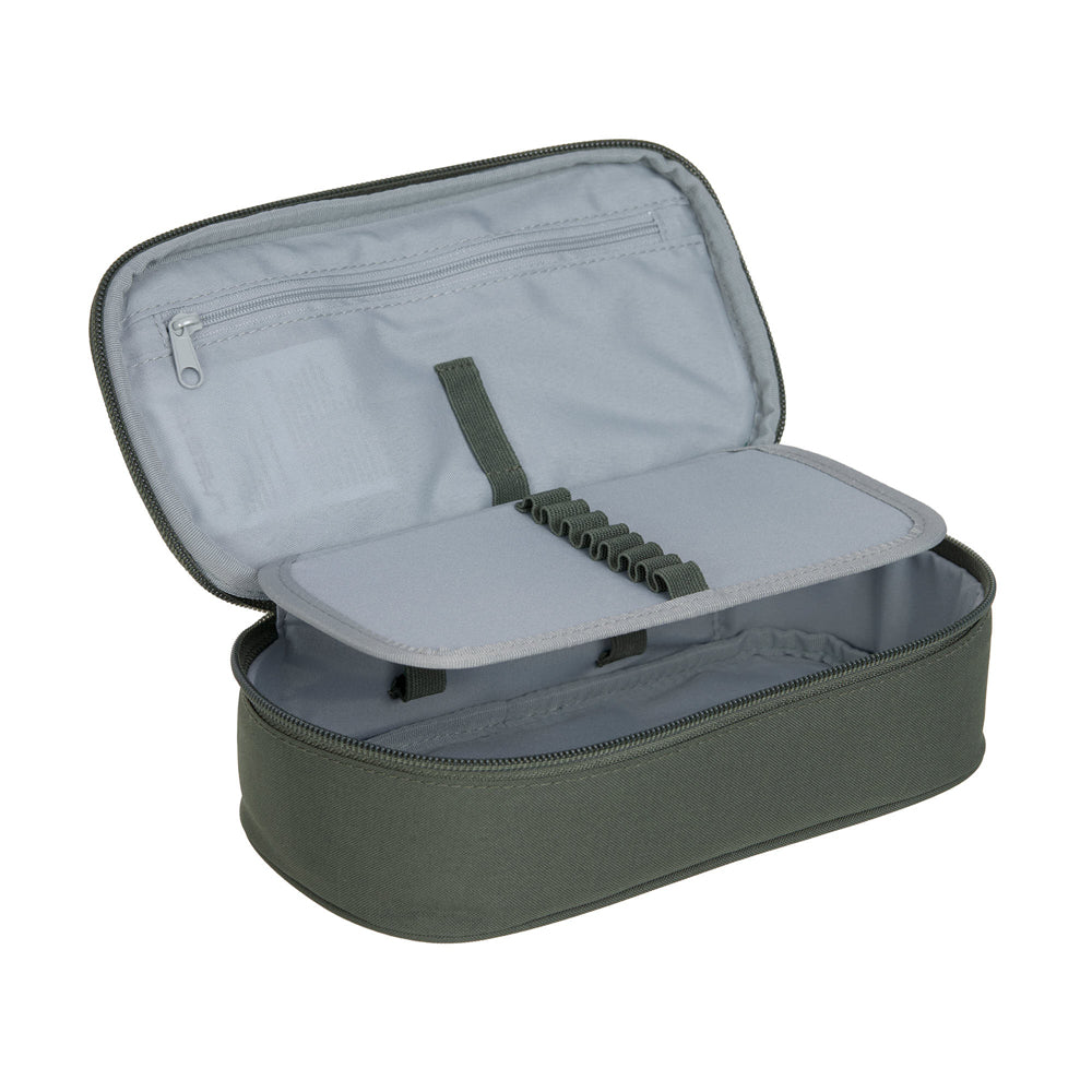 Lassig School Spacy Pencil Case - Bold, Dark Olive