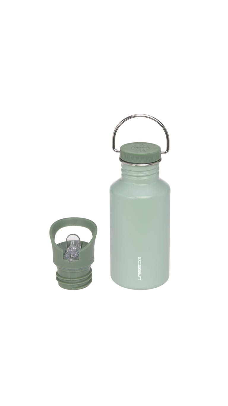 Lassig Stainless Steel Bottle (500ml) - Green