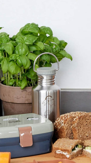 Lassig Stainless Steel Bottle (500ml) - Happy Prints
