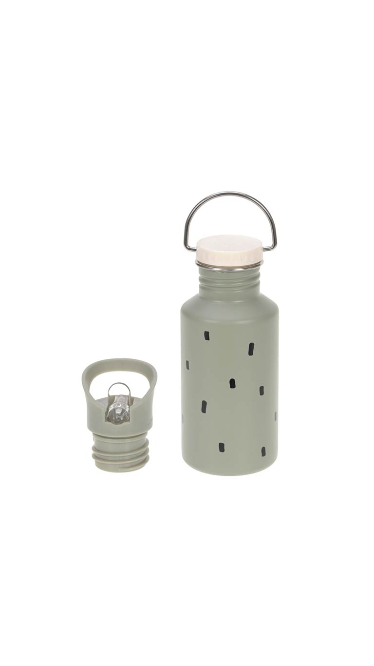 Lassig Stainless Steel Bottle (500ml) - Light Olive