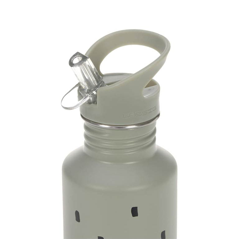 Lassig Stainless Steel Bottle (500ml) - Light Olive