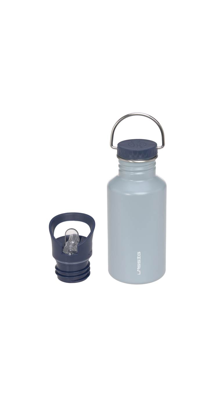 Lassig Stainless Steel Bottle (500ml) - Light Blue