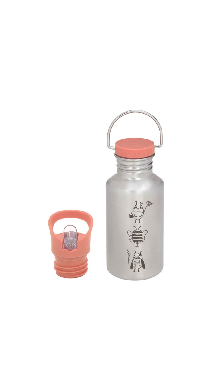 Lassig Stainless Steel Bottle (500ml) - Nature