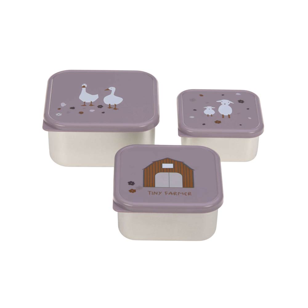 Lassig-Stainless-Steel-Snackbox-Children-3pcs-Lilac