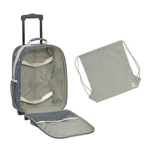 Lassig Trolley School Bag - Happy Prints, Midnight Blue