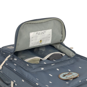 Lassig Trolley School Bag - Happy Prints, Midnight Blue