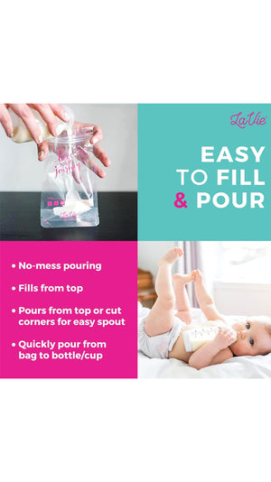LaVie Love your Journey Milk Storage Bag - 50 Bags