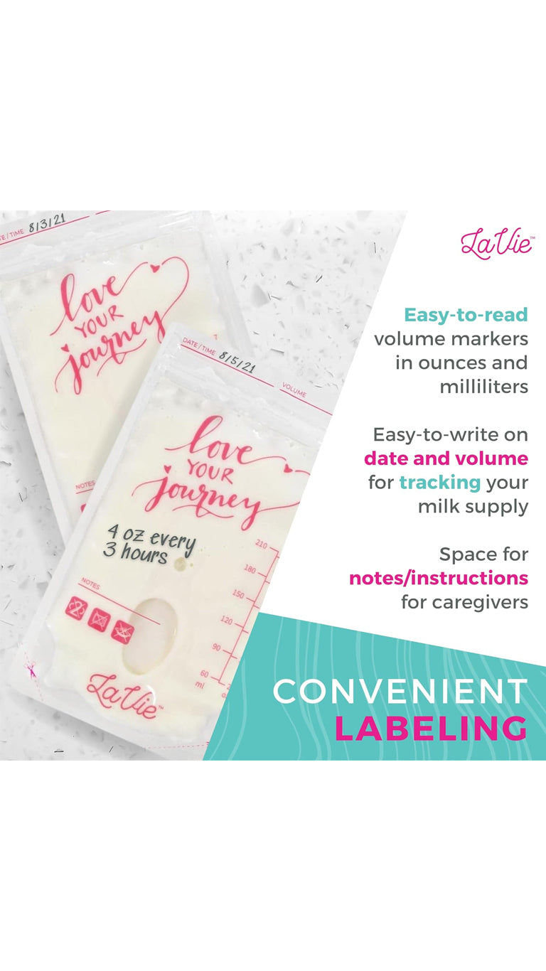 LaVie Love your Journey Milk Storage Bag - 50 Bags