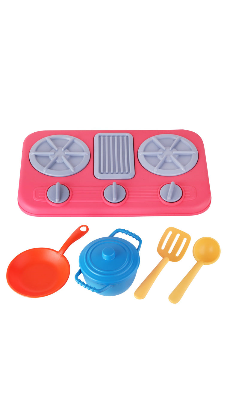 LetsBeChildKitchenSetDarkPink