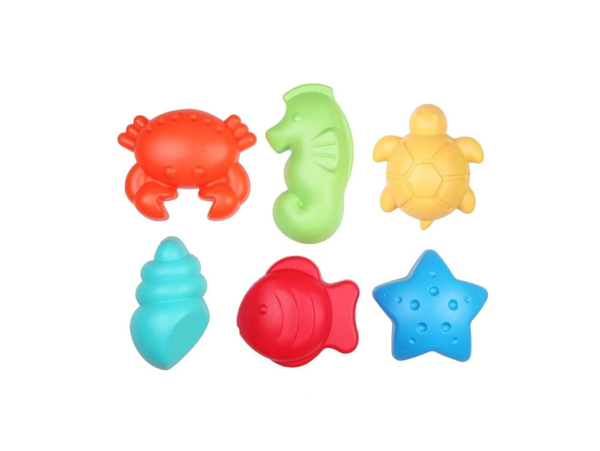 LetsBeChildSandToysSeaAnimalsSet6Pcs