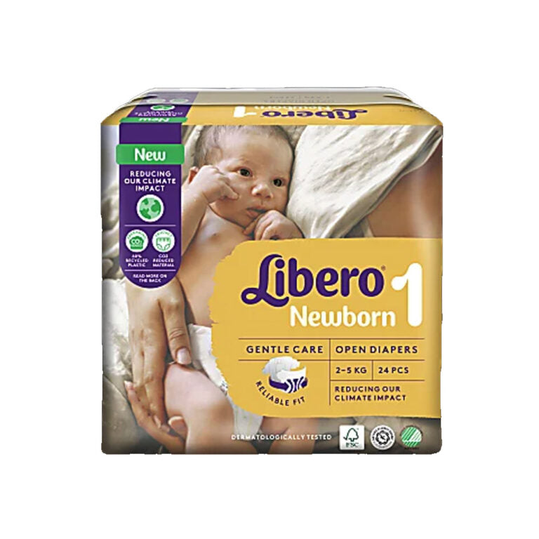 Libero Newborn Size 1 (2-5kg) – 24 Diapers