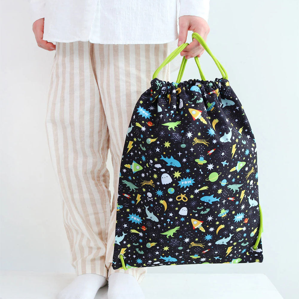 A Little Lovely Drawstring Bag - Galaxy