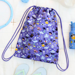 A Little Lovely Drawstring Bag - Pirates