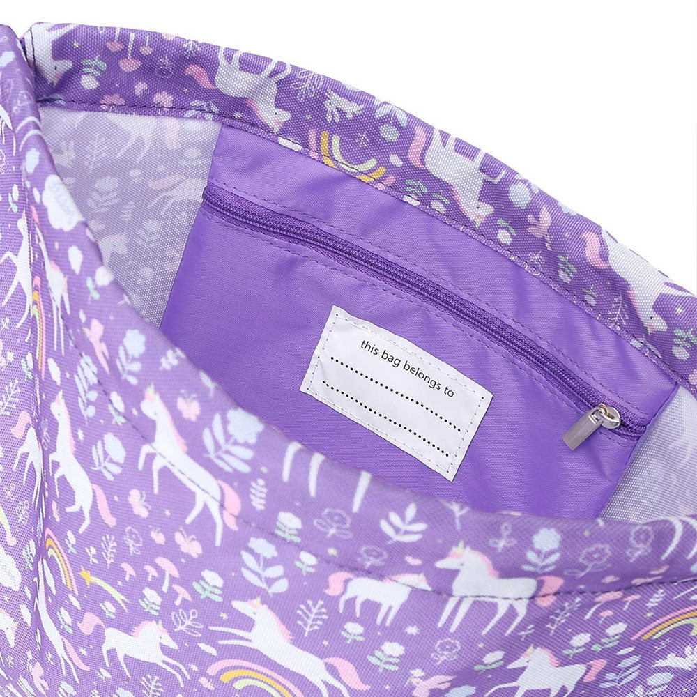 A Little Lovely Drawstring Bag - Unicorn Dreams