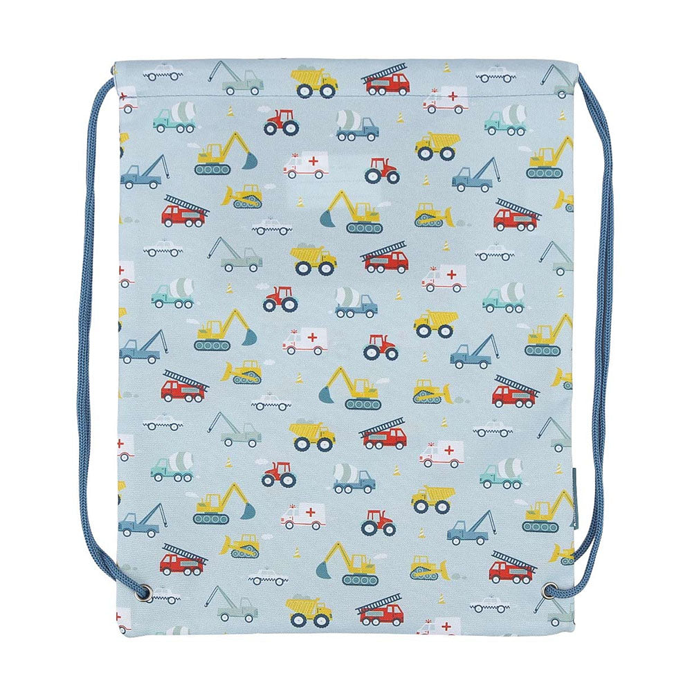 A Little Lovely Drawstring Bag - Vehicles