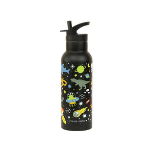 A Little Lovely Stainless Steel Water Bottle 500ml - Galaxy
