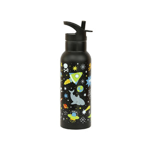 A Little Lovely Stainless Steel Water Bottle 500ml - Galaxy