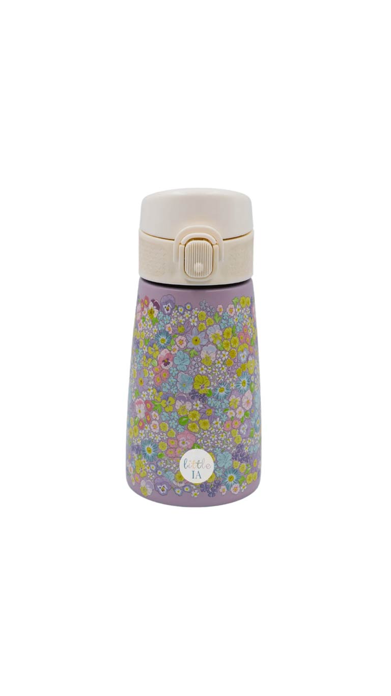 Little IA Insulated Stainless Steel Bottle (350ml) - Floral