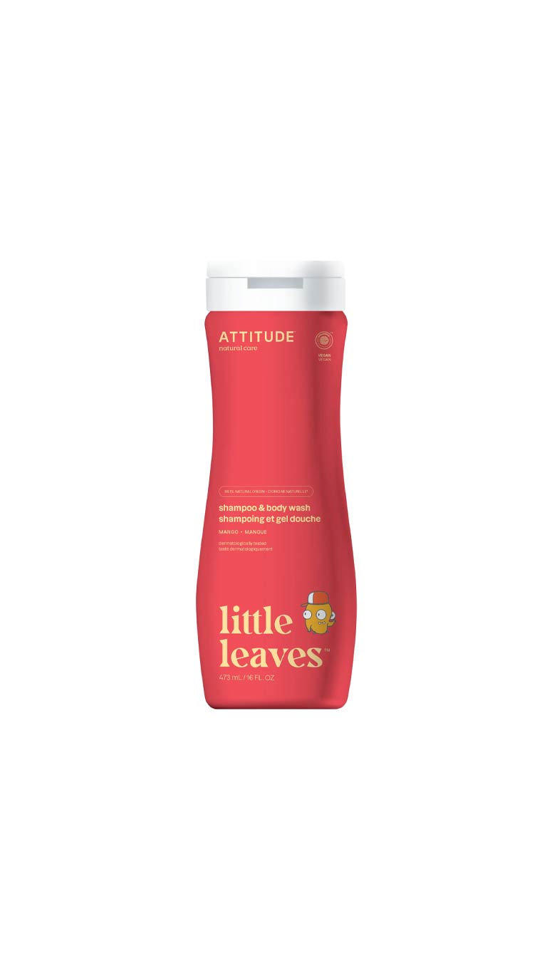 Attitude Little Leaves Shampoo & Body Wash (473ml) - Mango