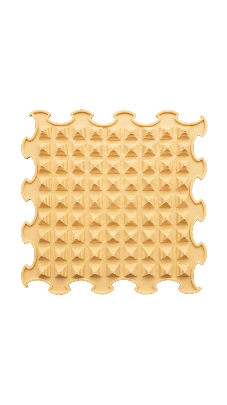 Ortoto Sensory Massage Puzzle Mat (Little Pyramid) - Eart Pastel
