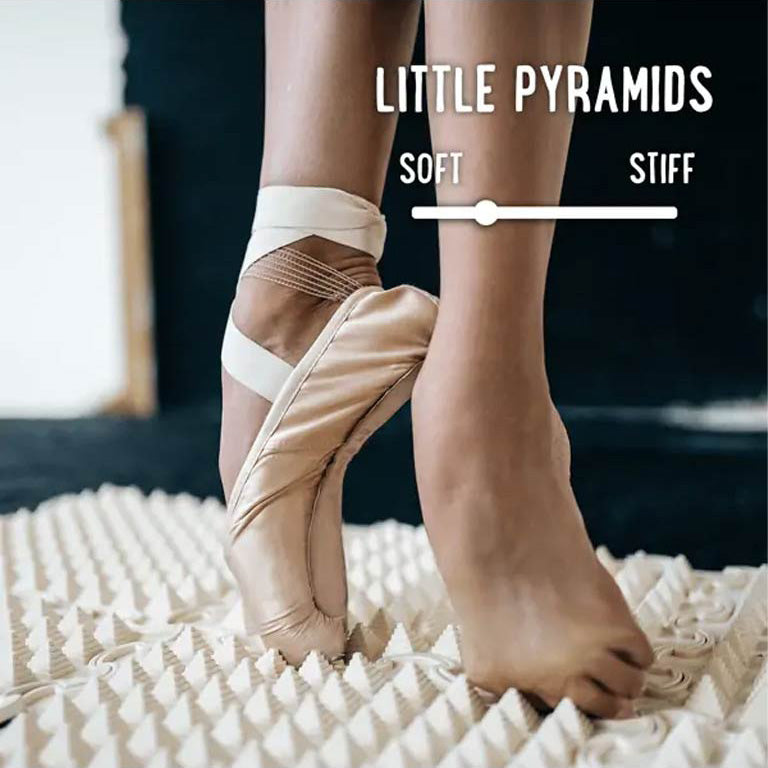 Ortoto Sensory Massage Puzzle Mat (Little Pyramid) - Milky White