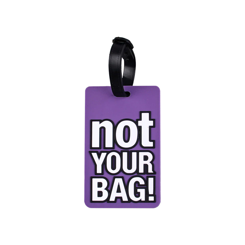 Luggage Tag - Not Your Bag! - Purple