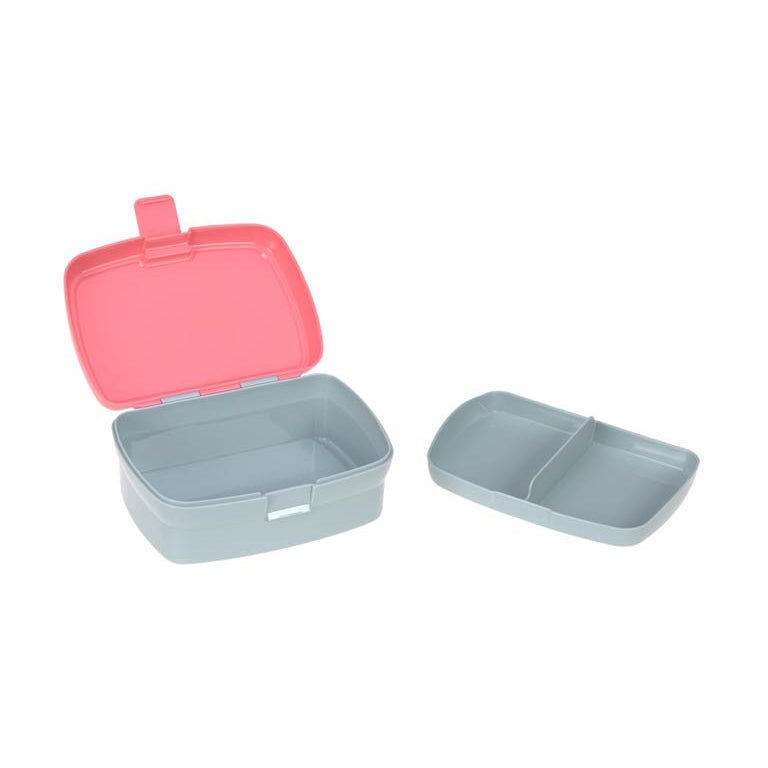 Lassig Lunch Set About Friends (Lunch Box & Drinking Bottle) - Dino Rose