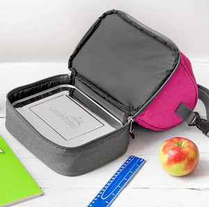 Lunchbots Duplex Insulated Lunch Bag - Pink