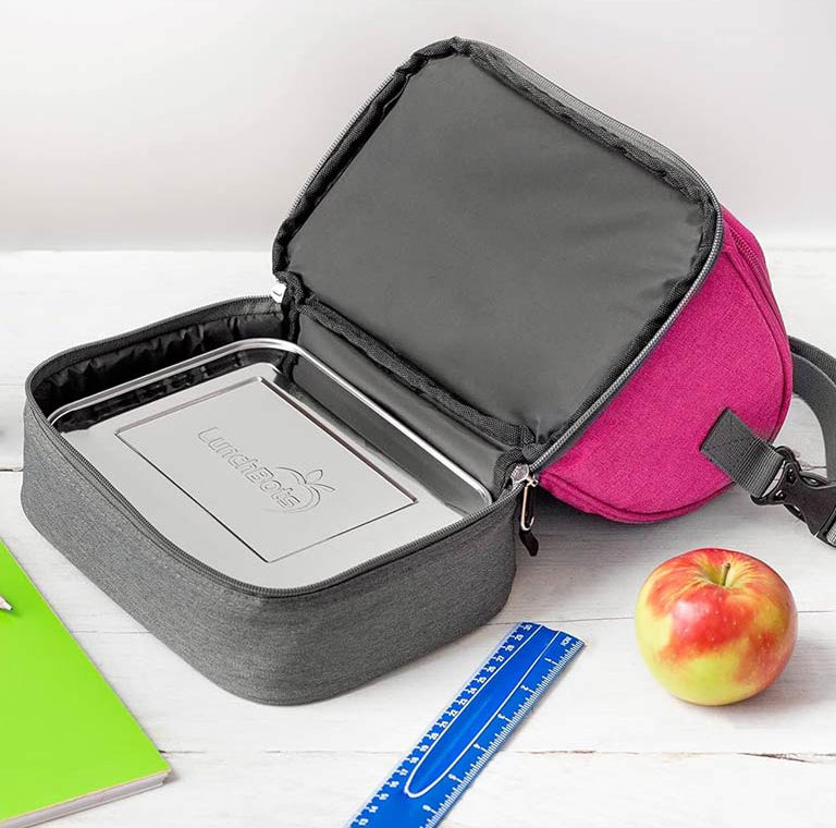 Lunchbots Duplex Insulated Lunch Bag - Pink