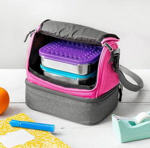 Lunchbots Duplex Insulated Lunch Bag - Pink