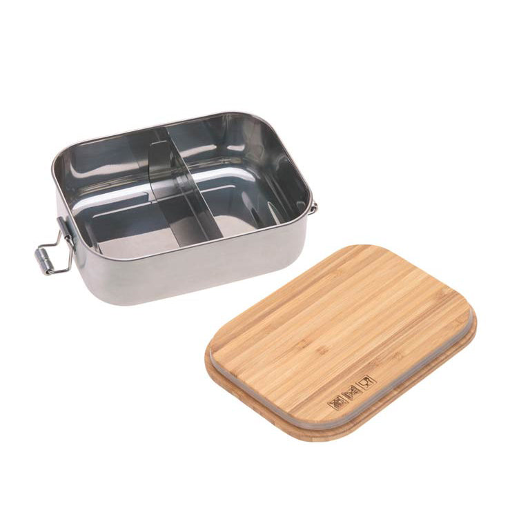 Lassig Lunchbox Stainless Steel Bamboo - Adventure