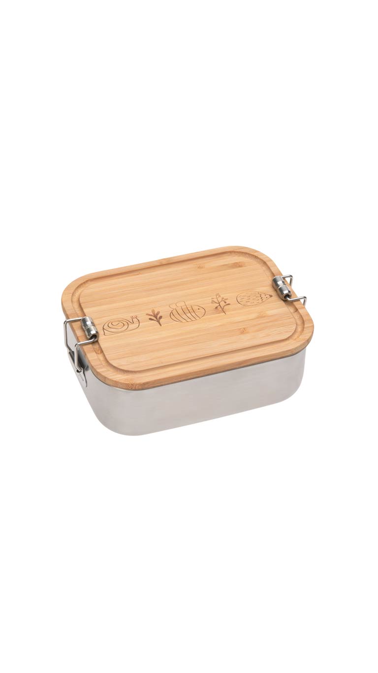 Lassig Lunchbox Stainless Steel Bamboo - Garden Explorer
