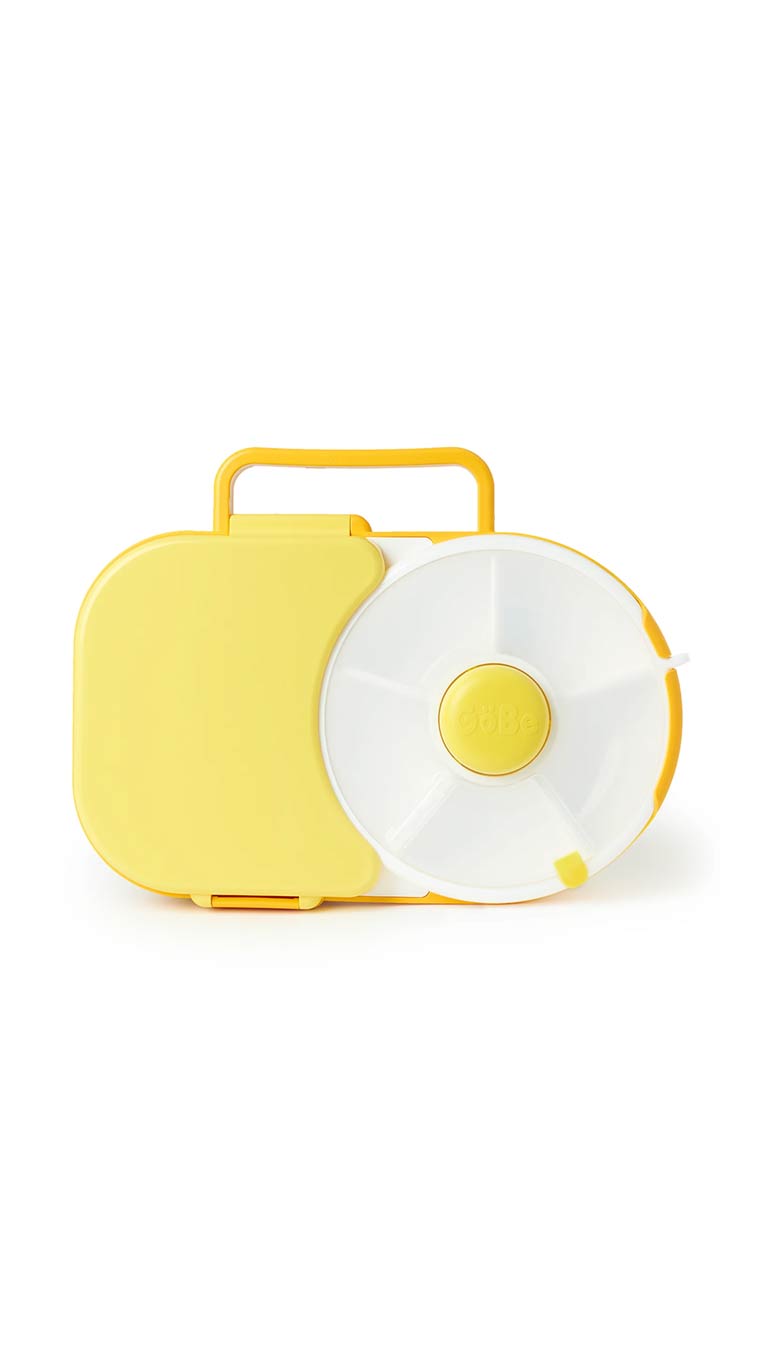 GoBe 2-in-1 Lunchbox - Lemon Yellow