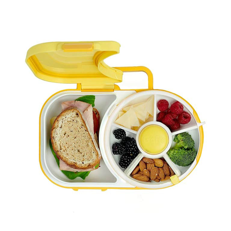 GoBe 2-in-1 Lunchbox - Lemon Yellow