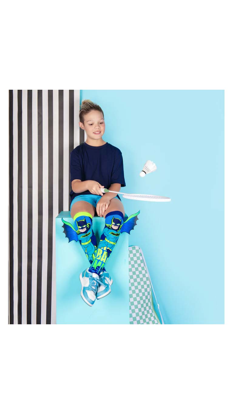MadmiaBatmanNeonToddlerSocks2