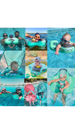 MambobabyChestFloatwithCanopywaterProofTeal