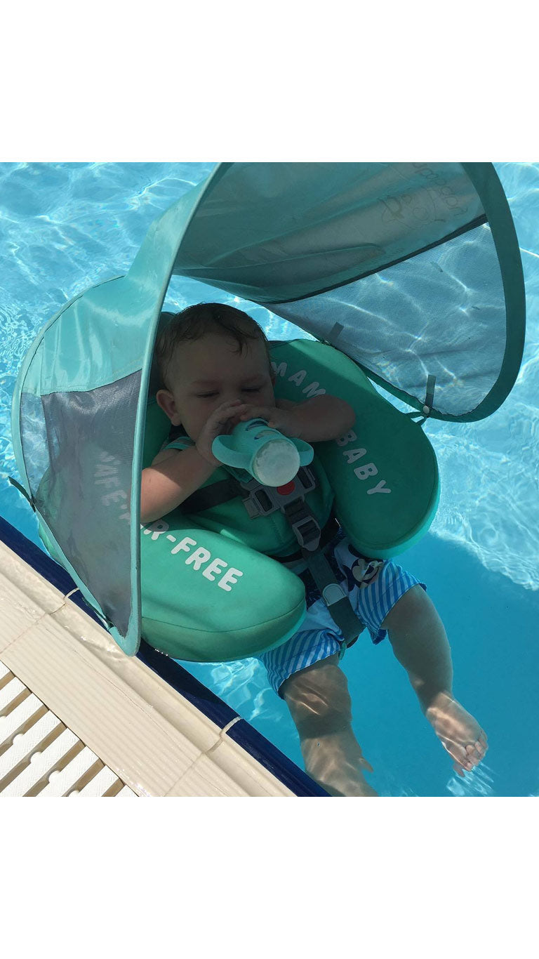 MambobabyChestFloatwithCanopywaterProofTeal5