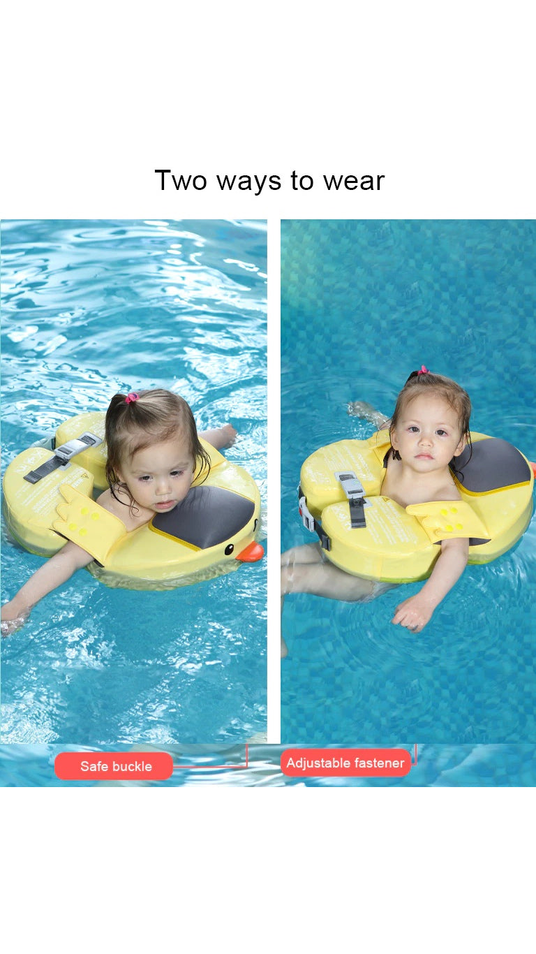 Mambobaby Duckling Waist Float 5A Pro with Canopy ( 8m-3yrs ) – Yellow