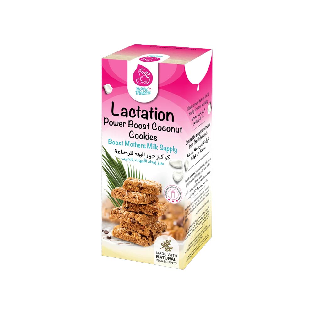 Milky Makers Power Boost Coconut Lactation Cookies 320g - 10 Pcs