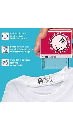 Mine Stamp for Clothes & Books