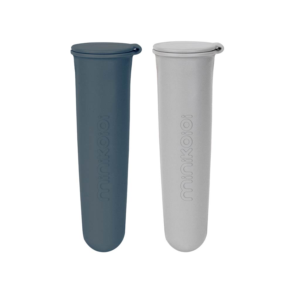 Minikoioi Icy Pops - Powder Gray / Deep Blue - 2 Pcs