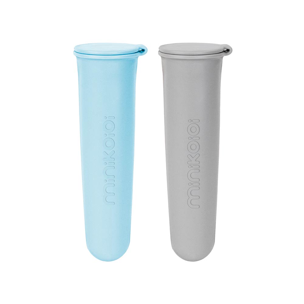 Minikoioi Icy Pops - Powder Gray / Mineral Blue - 2 Pcs