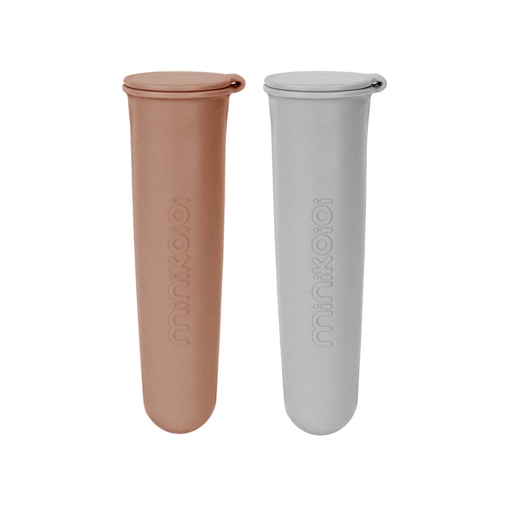 Minikoioi Icy Pops - Woody Brown / Powder Gray - 2 Pcs