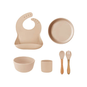 Minikoioi BLW Set III (Feeding Set) - Bubble Beige