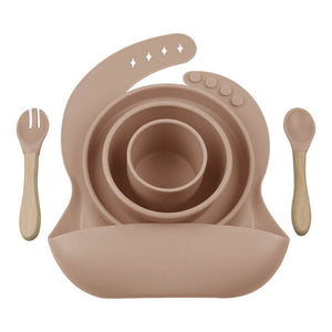 Minikoioi BLW Set III (Feeding Set) - Bubble Beige