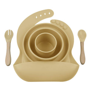 Minikoioi BLW Set III (Feeding Set) - Mellow Yellow