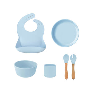 Minikoioi BLW Set III (Feeding Set) - Mineral Blue