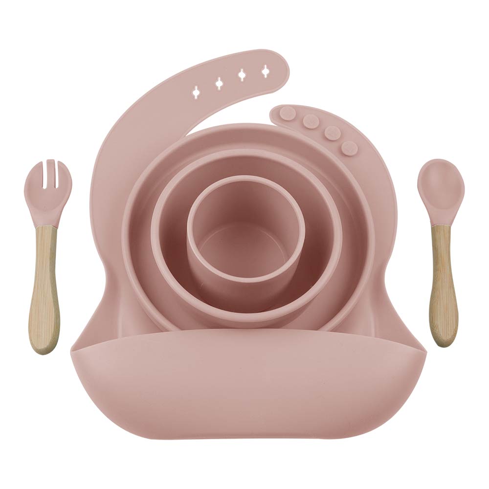 Minikoioi BLW Set III (Feeding Set) - Pinky Pink