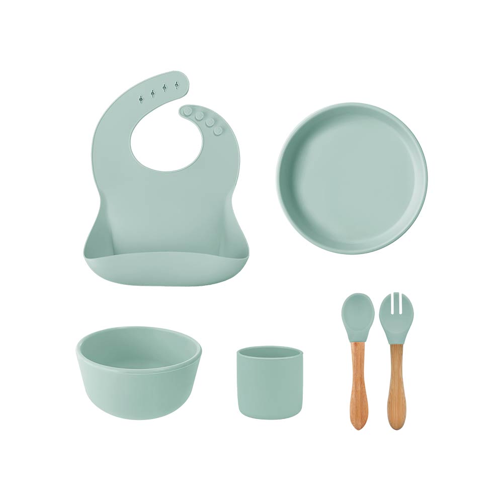 Minikoioi BLW Set III (Feeding Set) - River Green